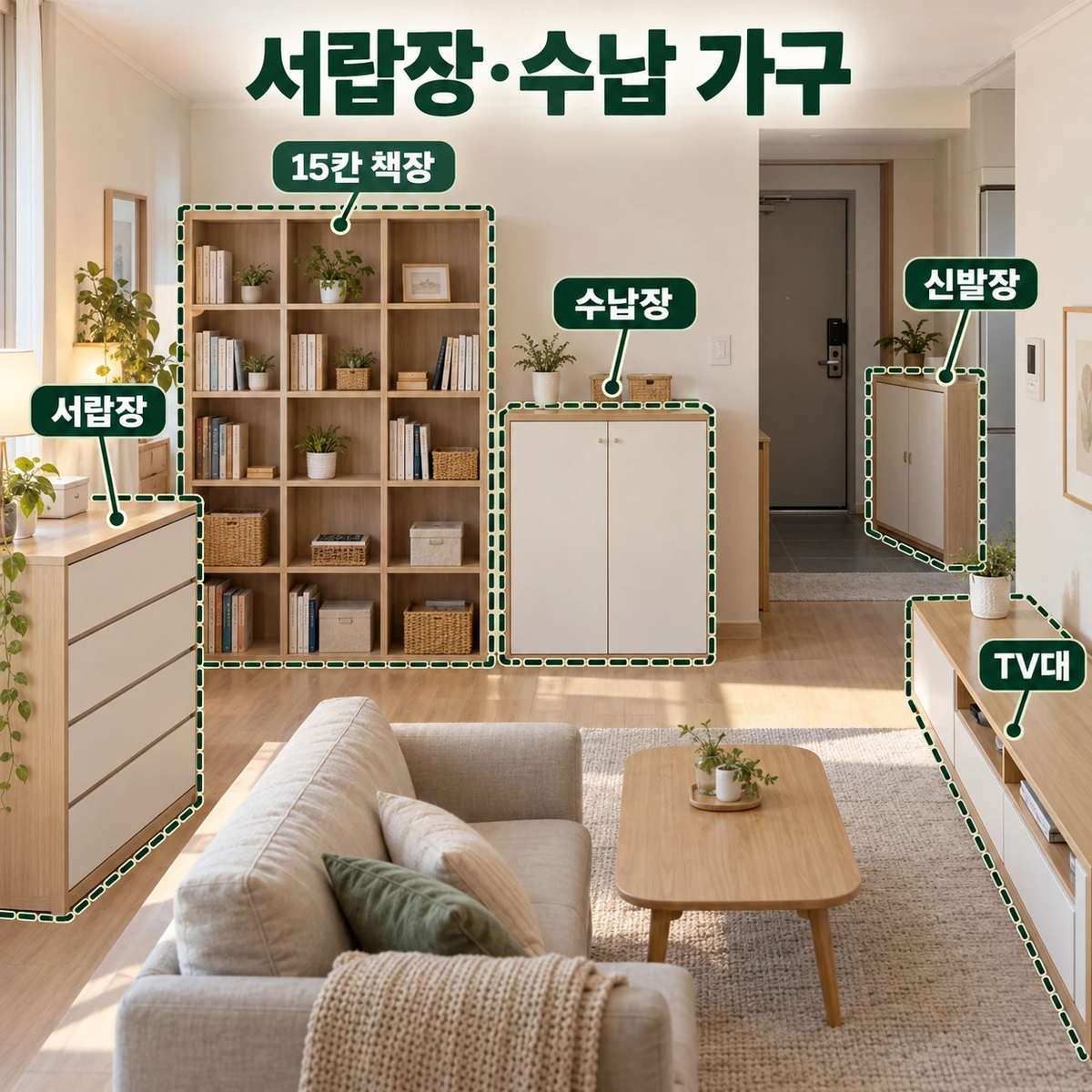서랍장·수납장 버리기 예시 사진